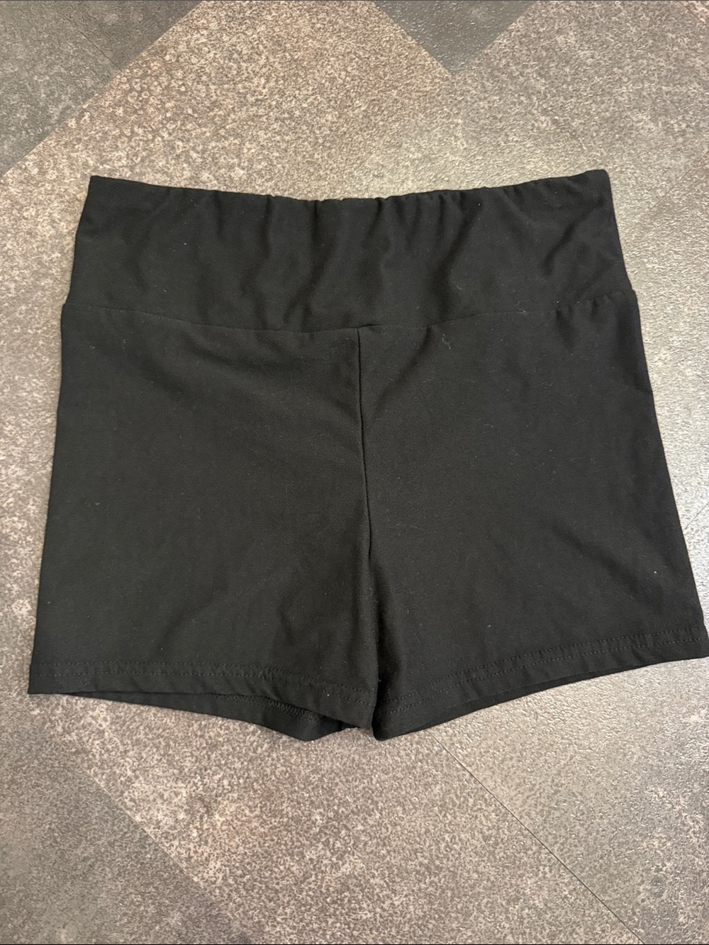 No Boundaries Black High-Rise Bike Shorts